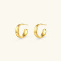 [Topon]Emily Wave Earrings