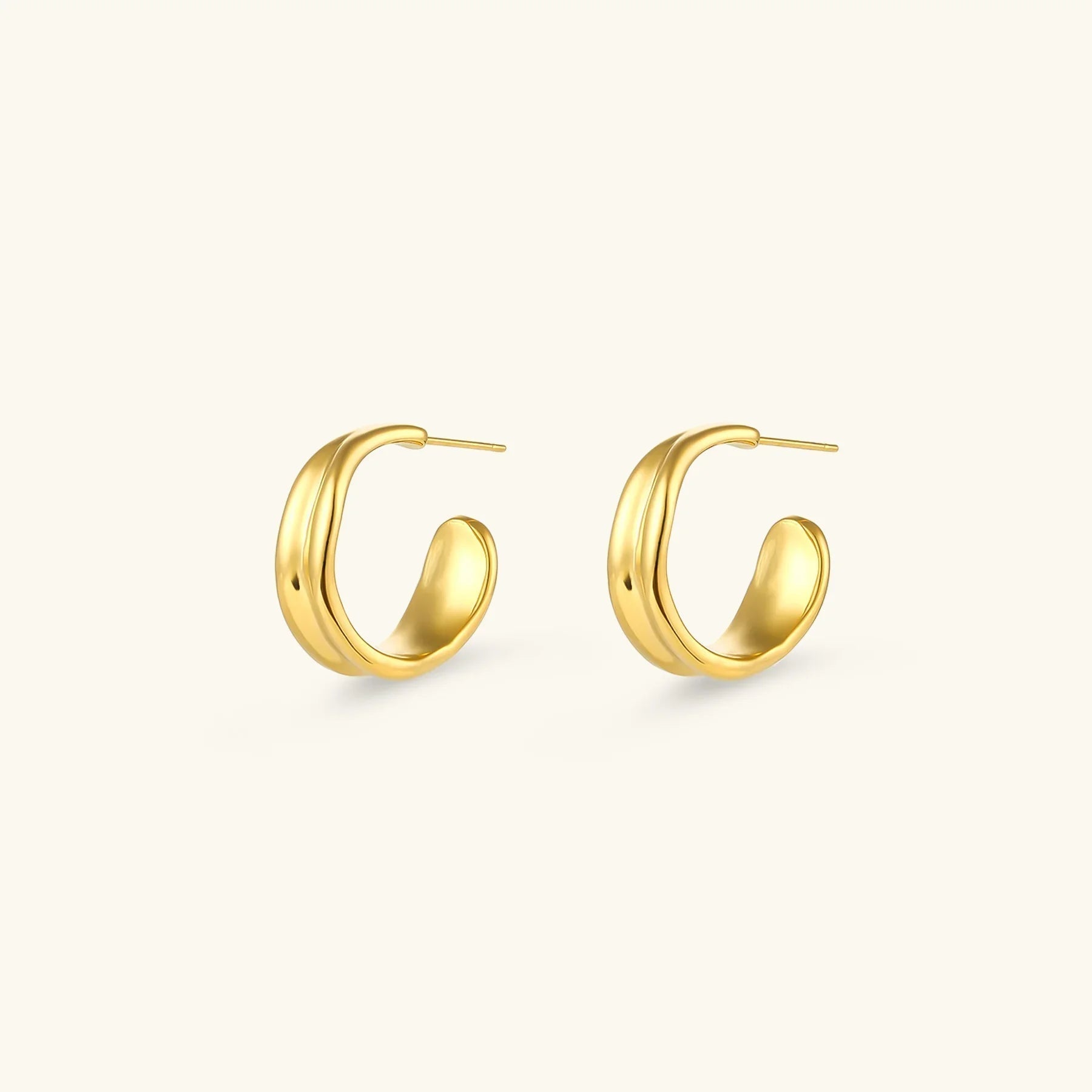 [Topon]Emily Wave Earrings