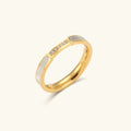 [Topon]Gabrielle Diamond Simulant Gold Ring