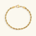 [Topon]Gigi Rope Chain Gold Bracelet