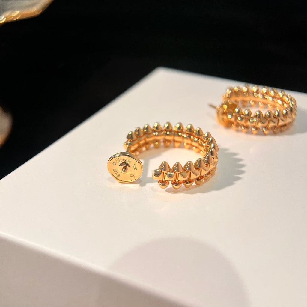 [BIJOUX]CLASH SMALL HOOP EARRINGS