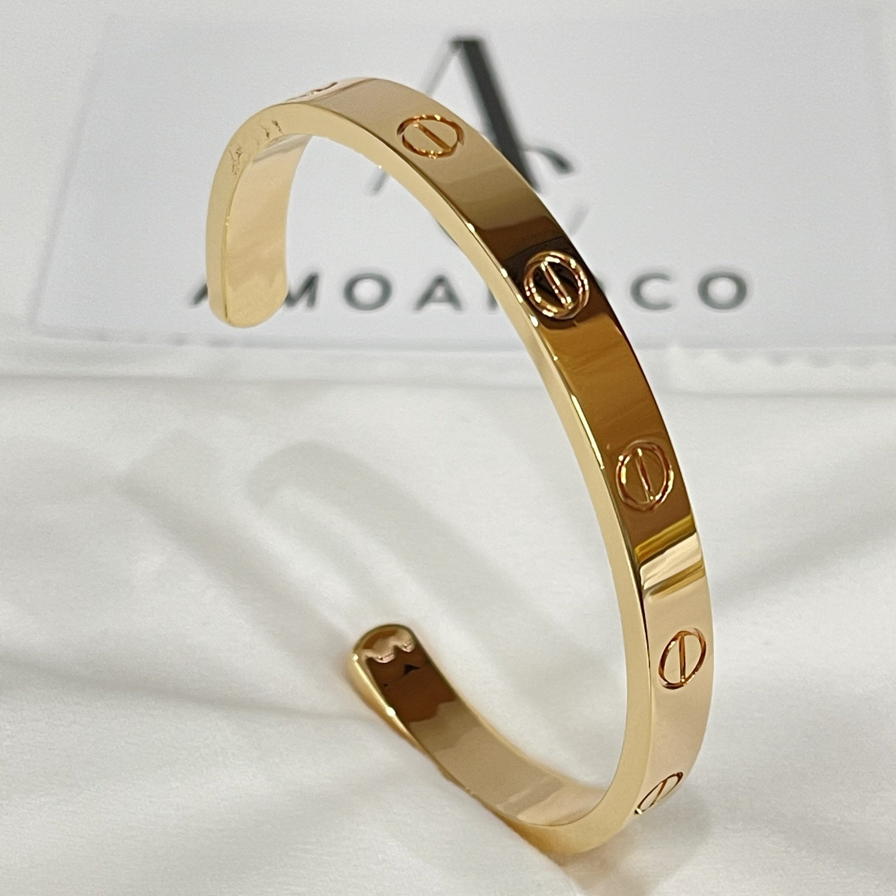 [BIJOUX]LOVE BRACELET 6.1MM OPEN CUFF