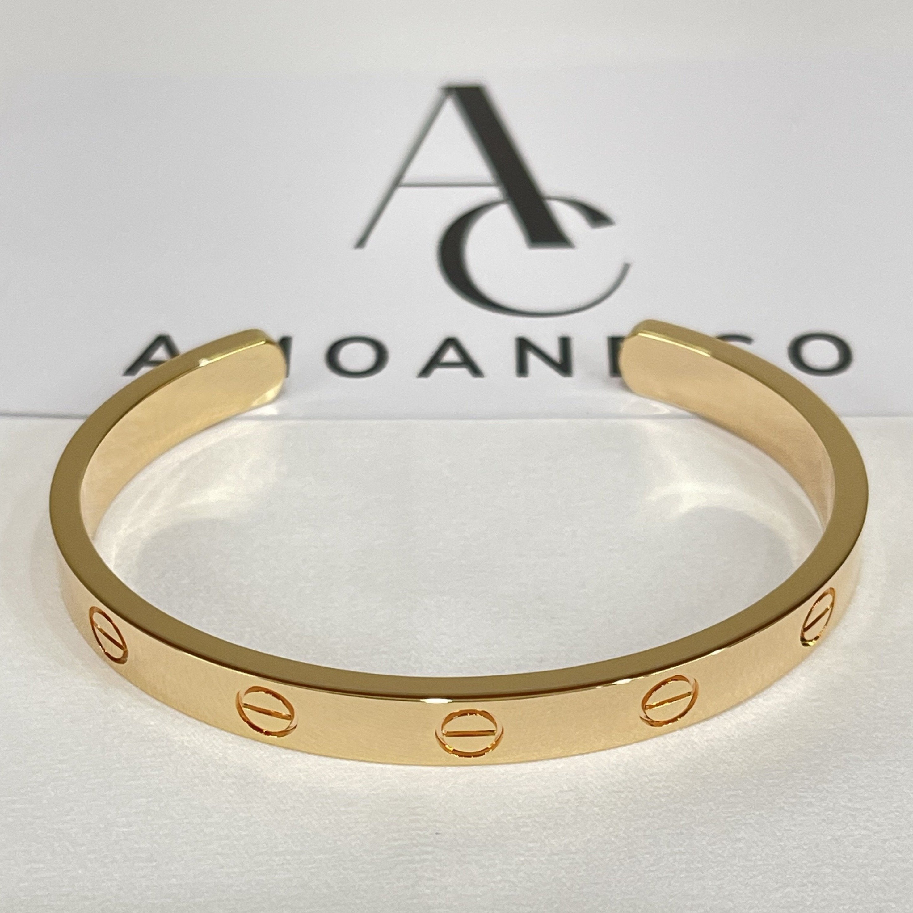 [BIJOUX]LOVE BRACELET 6.1MM OPEN CUFF