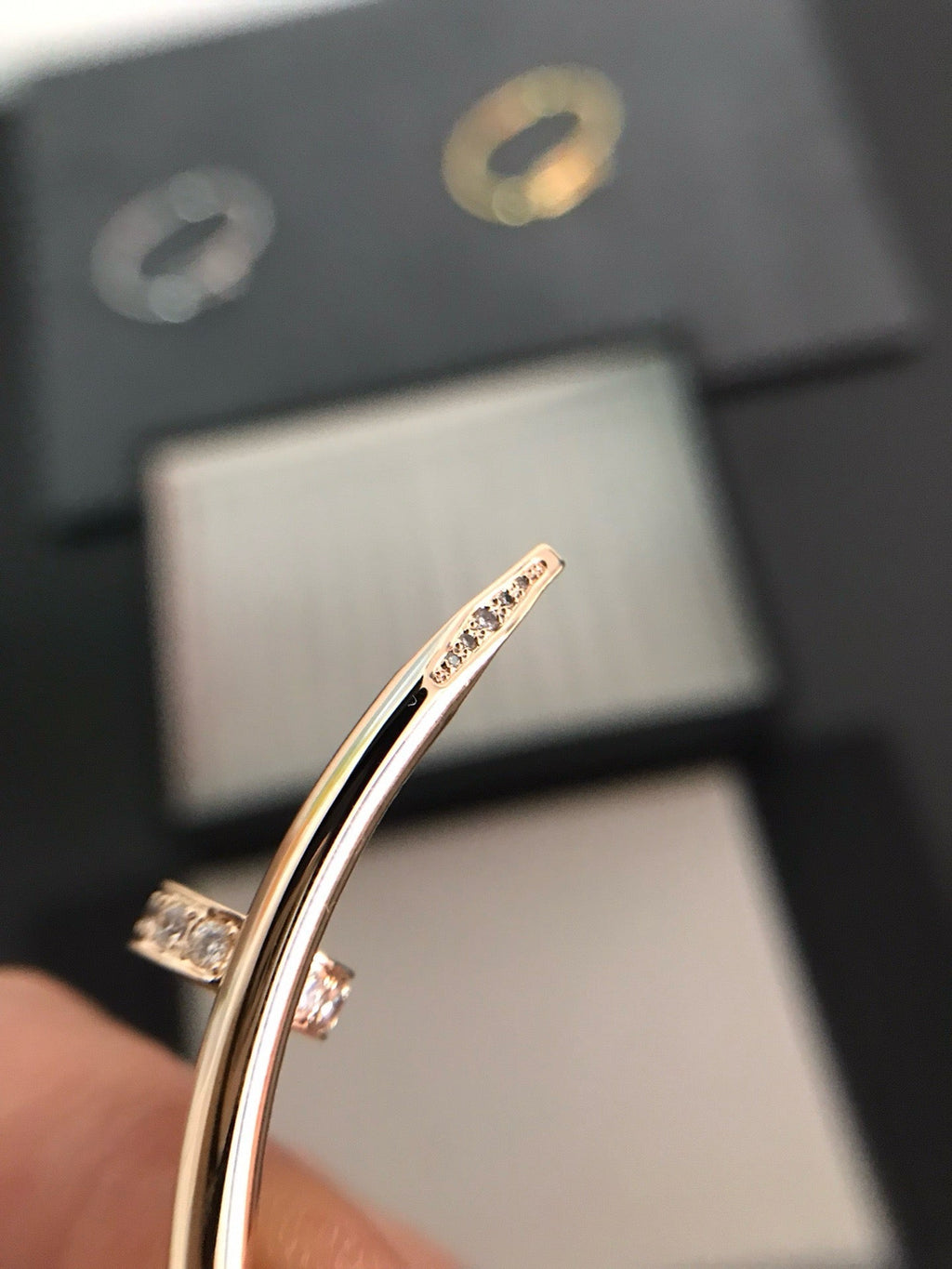 [BIJOUX]JUSTE BRACELET 3.5MM DIAMANTS