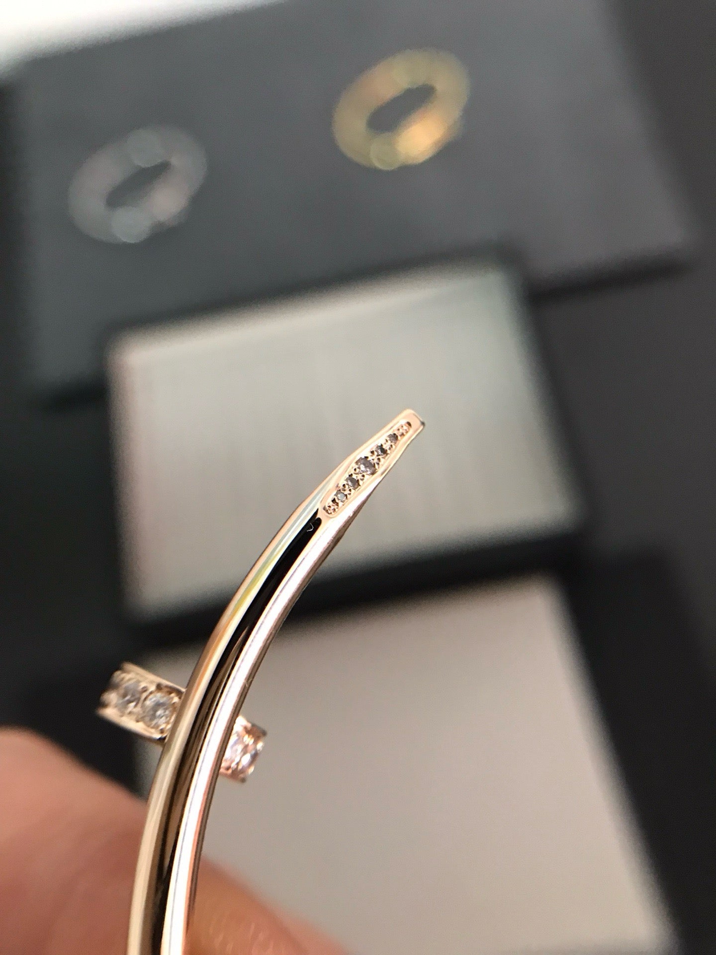 [BIJOUX]JUSTE BRACELET 3.5MM DIAMANTS