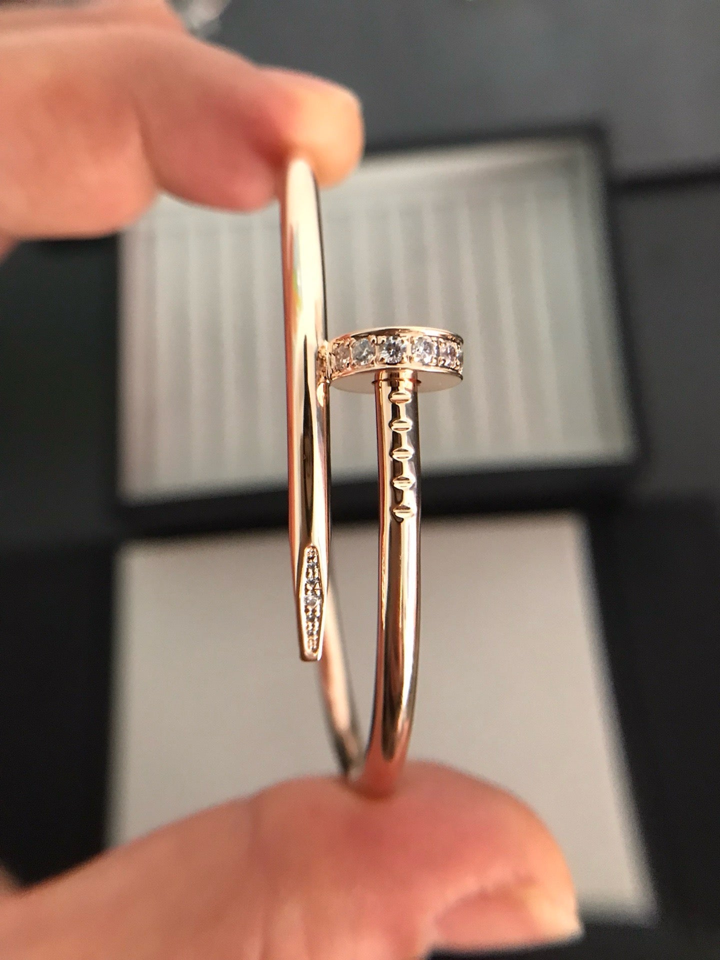 [BIJOUX]JUSTE BRACELET 3.5MM DIAMANTS