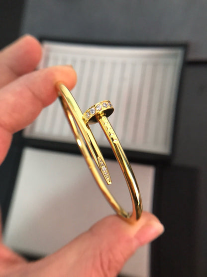 [BIJOUX]JUSTE BRACELET 3.5MM DIAMANTS