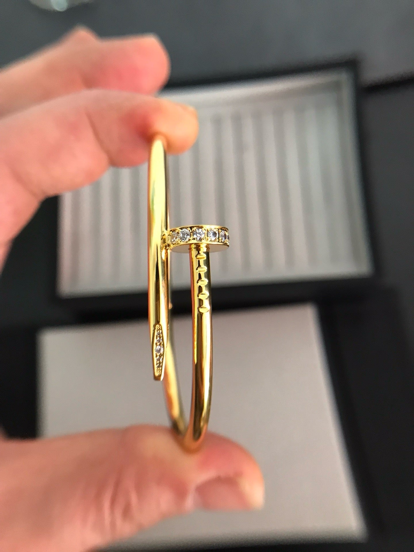 [BIJOUX]JUSTE BRACELET 3.5MM DIAMANTS