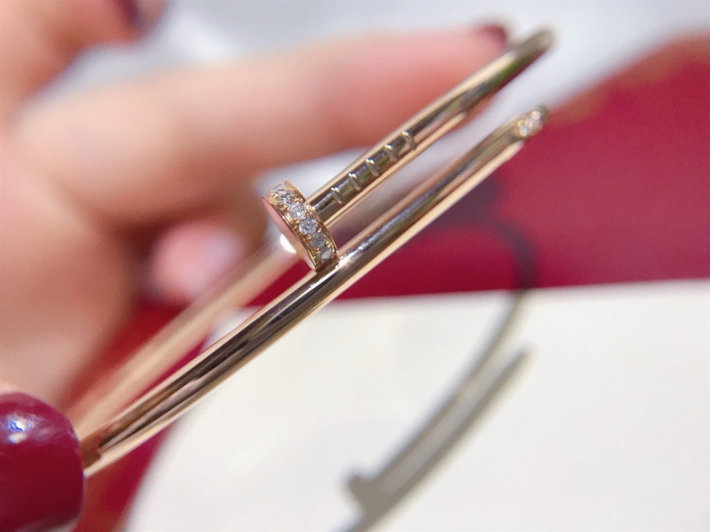 [BIJOUX]JUSTE BRACELET 2.5MM DIAMANTS