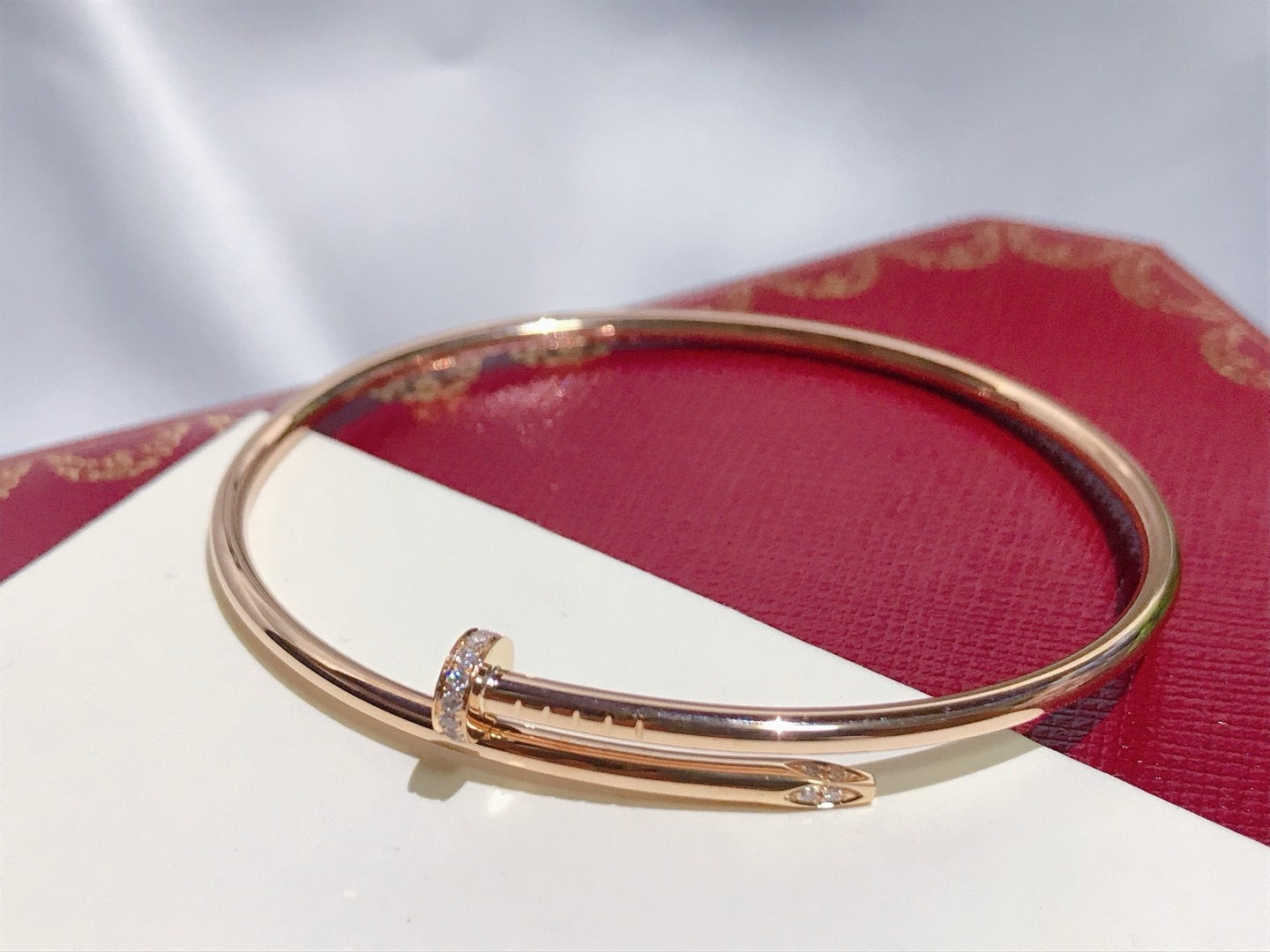 [BIJOUX]JUSTE BRACELET 2.5MM DIAMANTS