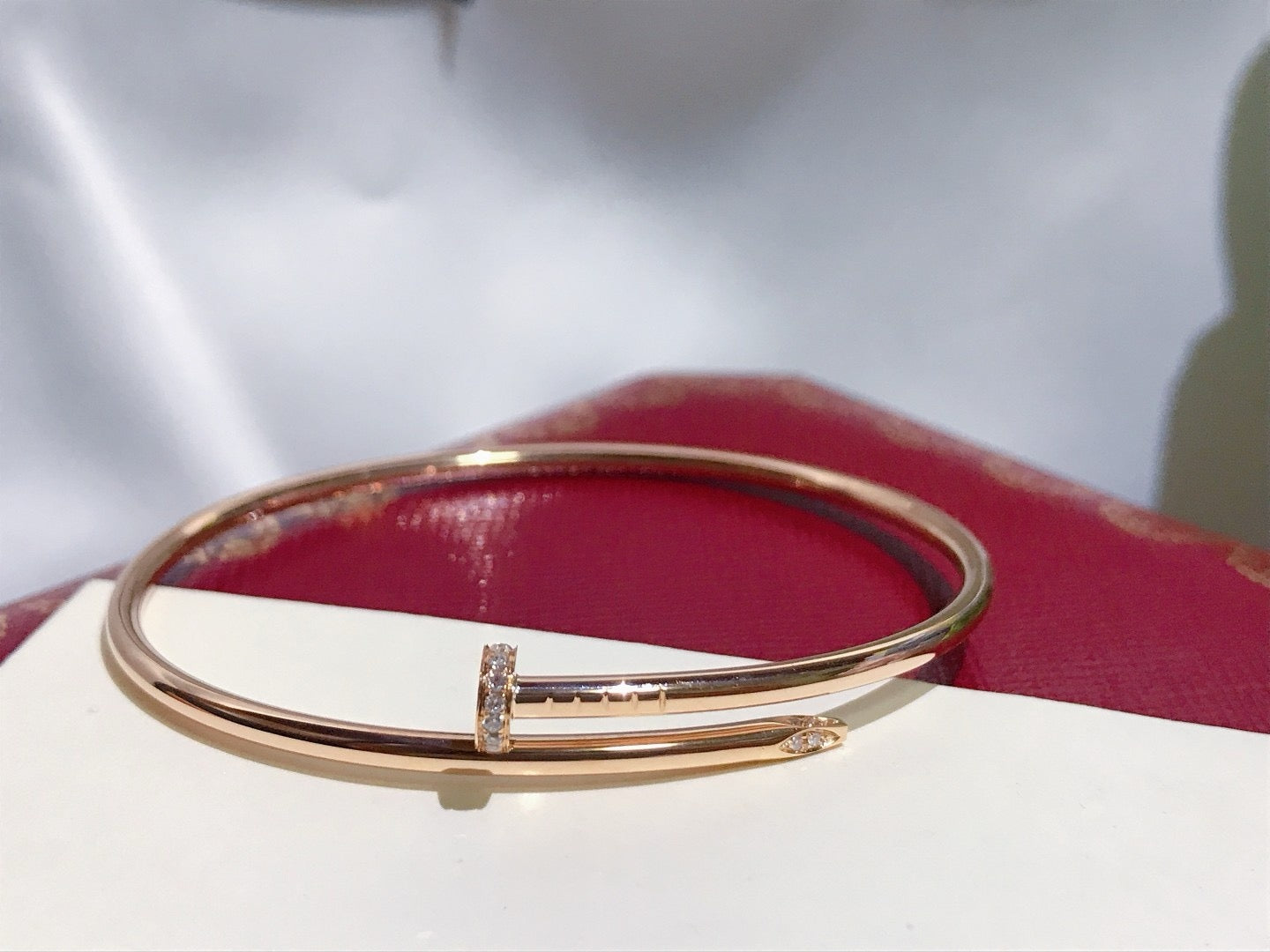 [BIJOUX]JUSTE BRACELET 2.5MM DIAMANTS