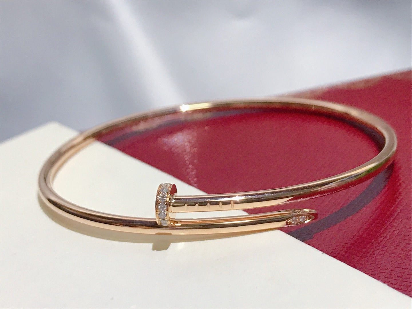 [BIJOUX]JUSTE BRACELET 2.5MM DIAMANTS