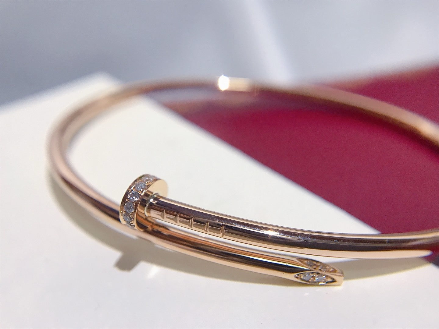 [BIJOUX]JUSTE BRACELET 2.5MM DIAMANTS