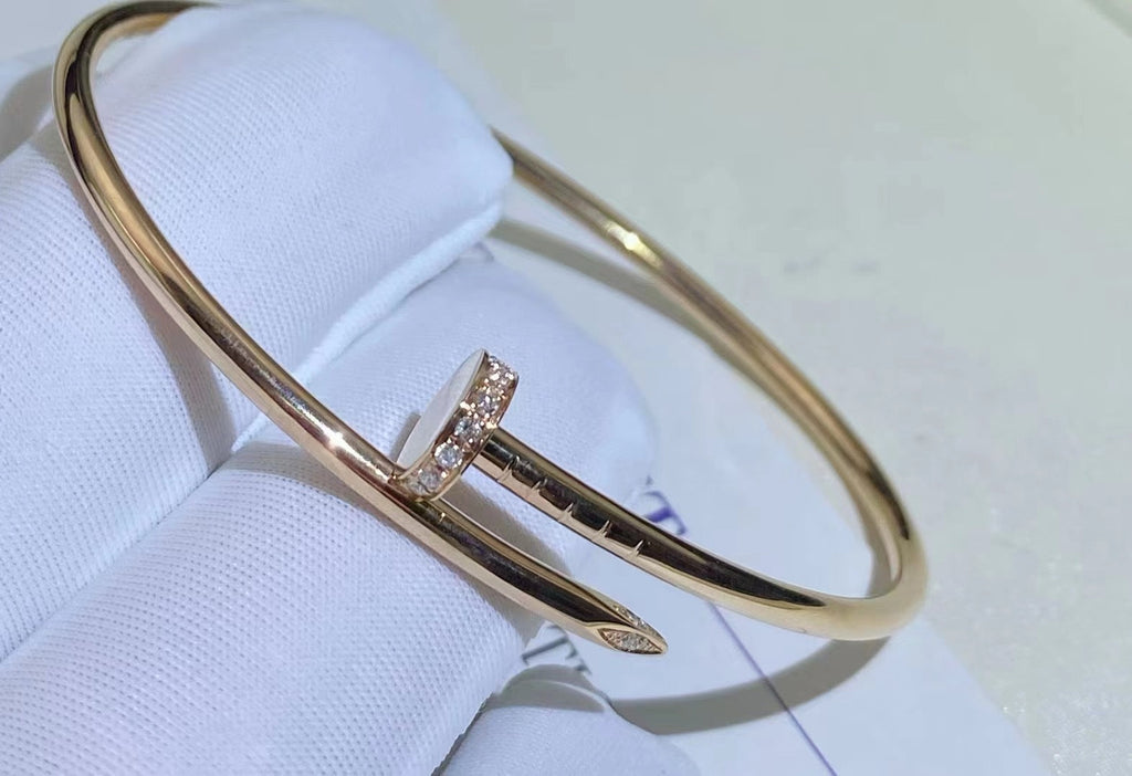 [BIJOUX]JUSTE BRACELET 2.5MM DIAMANTS