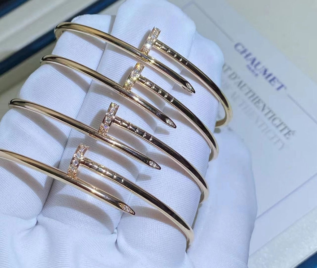 [BIJOUX]JUSTE BRACELET 2.5MM DIAMANTS