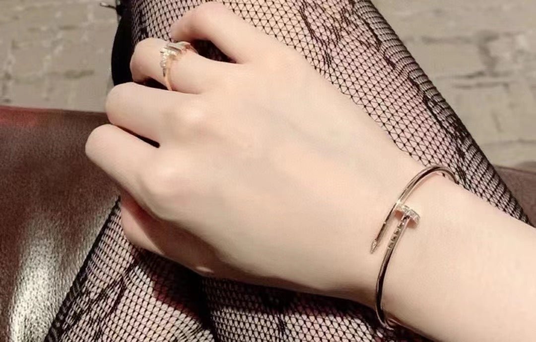 [BIJOUX]JUSTE BRACELET 2.5MM DIAMANTS