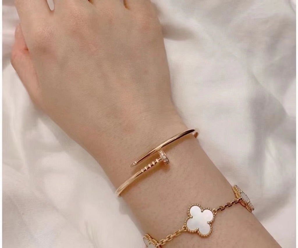 [BIJOUX]JUSTE BRACELET 2.5MM DIAMANTS