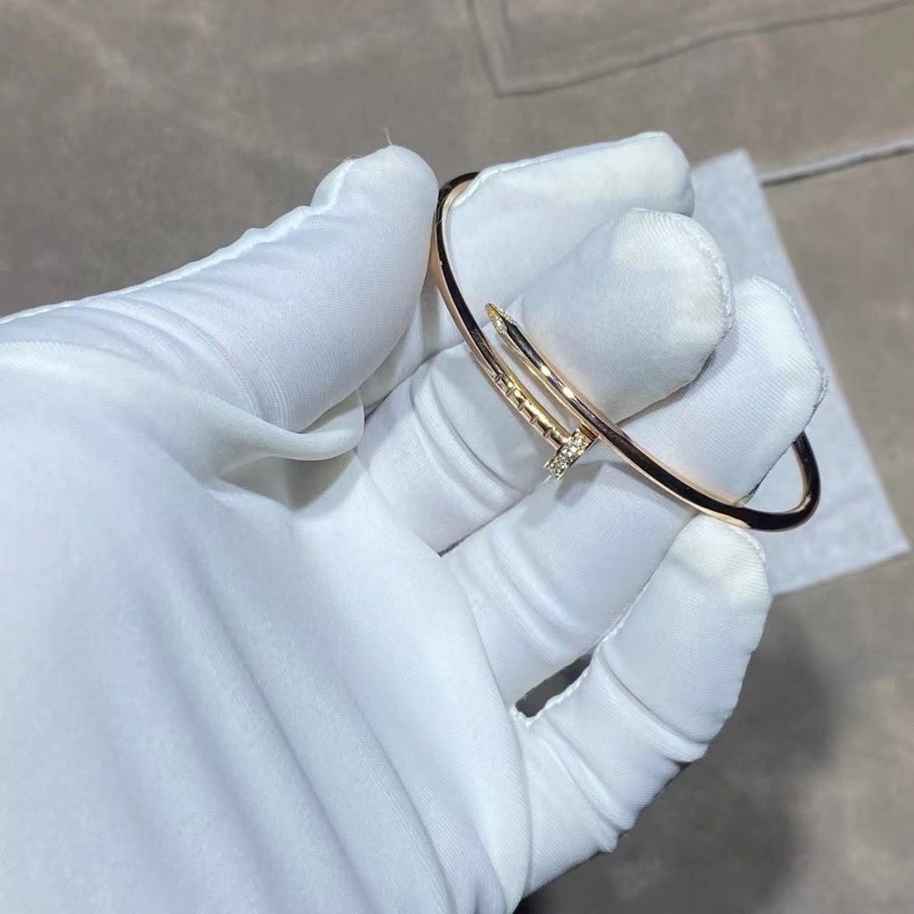 [BIJOUX]JUSTE BRACELET 2.5MM DIAMANTS