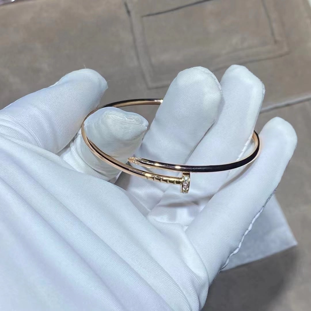 [BIJOUX]JUSTE BRACELET 2.5MM DIAMANTS