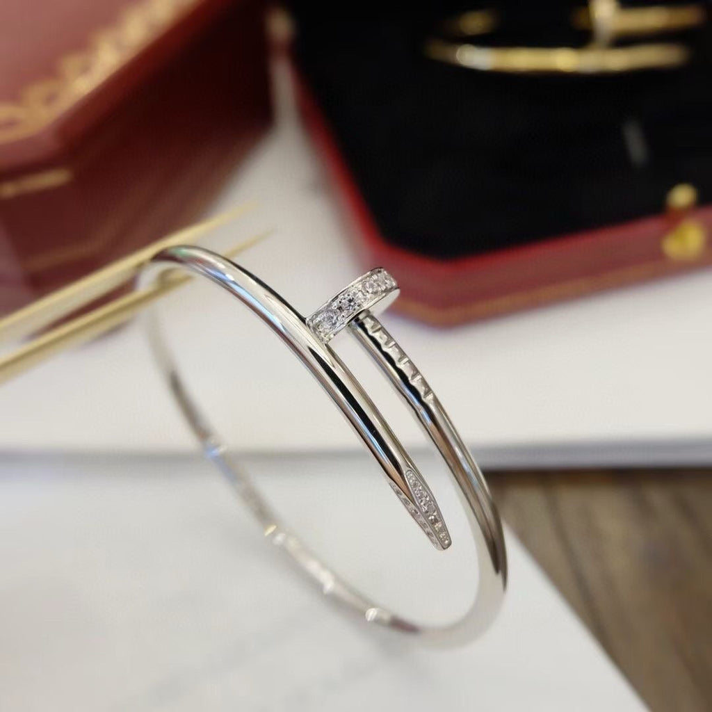 [BIJOUX]JUSTE BRACELET 3.5MM DIAMANTS