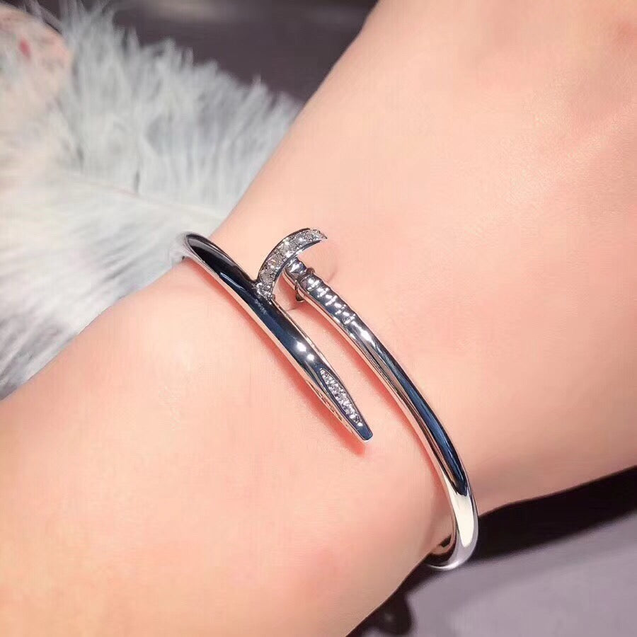 [BIJOUX]JUSTE BRACELET 3.5MM DIAMANTS