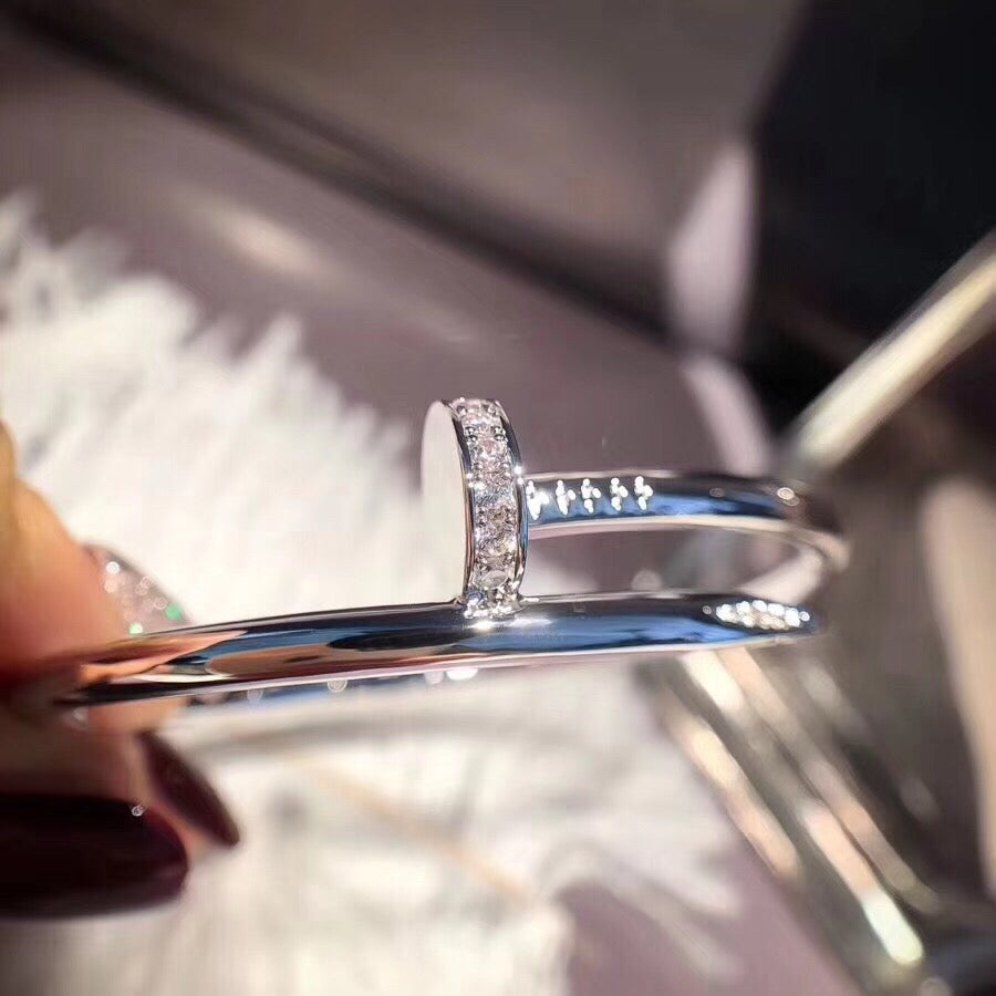 [BIJOUX]JUSTE BRACELET 3.5MM DIAMANTS