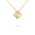 [BIJOUX] COLLIER LASER TRÈFLE 15MM