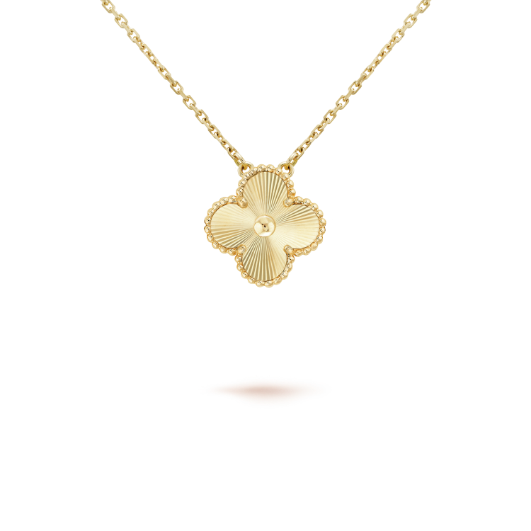 [BIJOUX] COLLIER LASER TRÈFLE 15MM