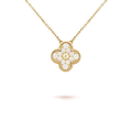 [Topon]CLOVER 15MM DIAMOND SINGLE FLOWER NECKLACE