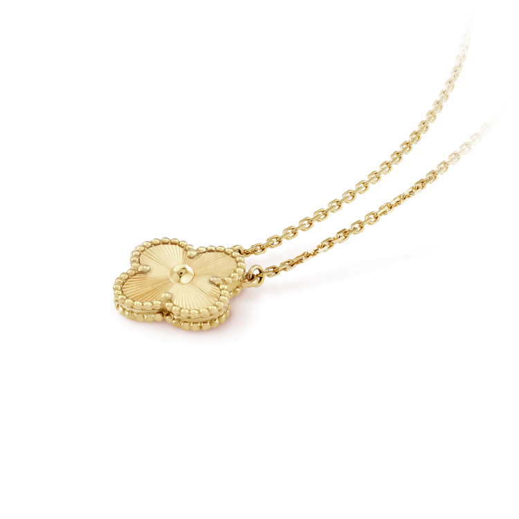 [BIJOUX] COLLIER LASER TRÈFLE 15MM