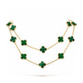 [Topon]CLOVER 20 MOTIFS MALACHITE GOLD
