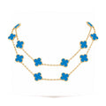 [Topon]CLOVER 20 MOTIFS TURQUOISE GOLD