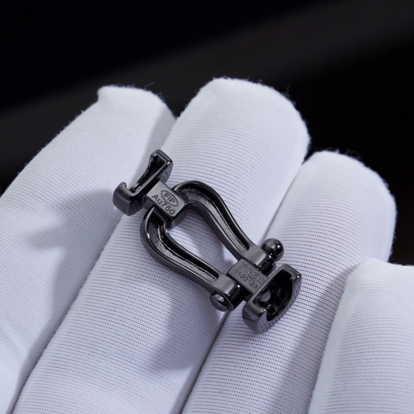 [BIJOUX]FORCE ラージシリーズ ホースシュー ブラック サムライ ブレスレット