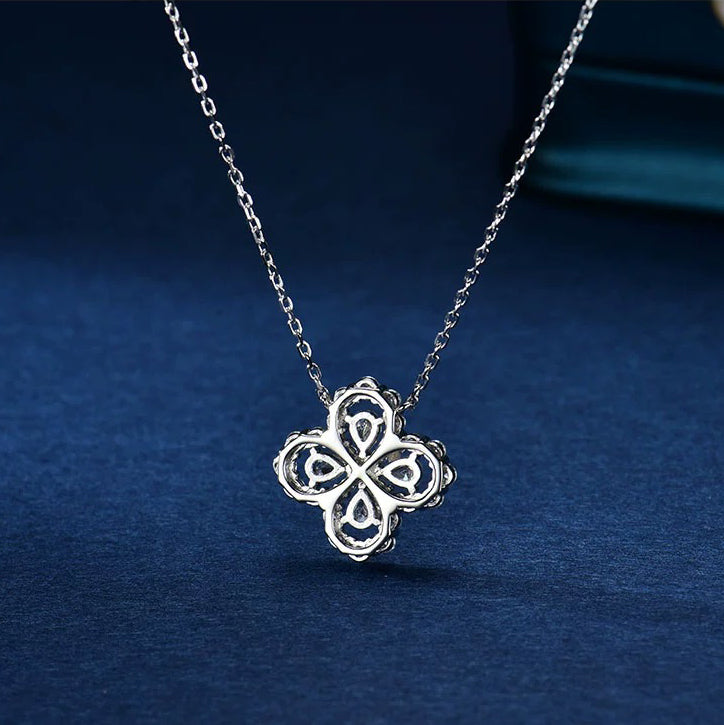 [BIJOUX]LOOP NECKLACE FULL MOTIF DIAMOND 16MM MULTIPLE COLORS