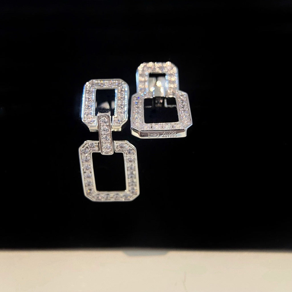 [BIJOUX]リンクス ミディアム イヤリング ダイヤモンド