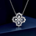 [BIJOUX]LOOP NECKLACE FULL MOTIF DIAMOND COMBINATION