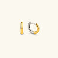 [Topon]Ingrid Two Tone Hoop Earring