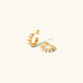 [Topon]Irene Pearl Hoop Earrings