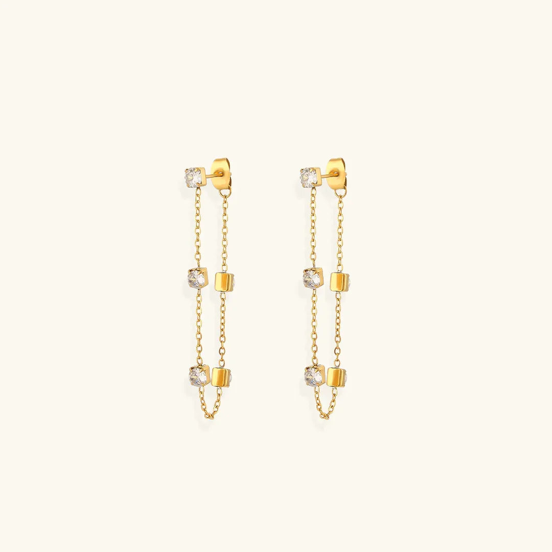 [Topon]Iris Diamond Earrings