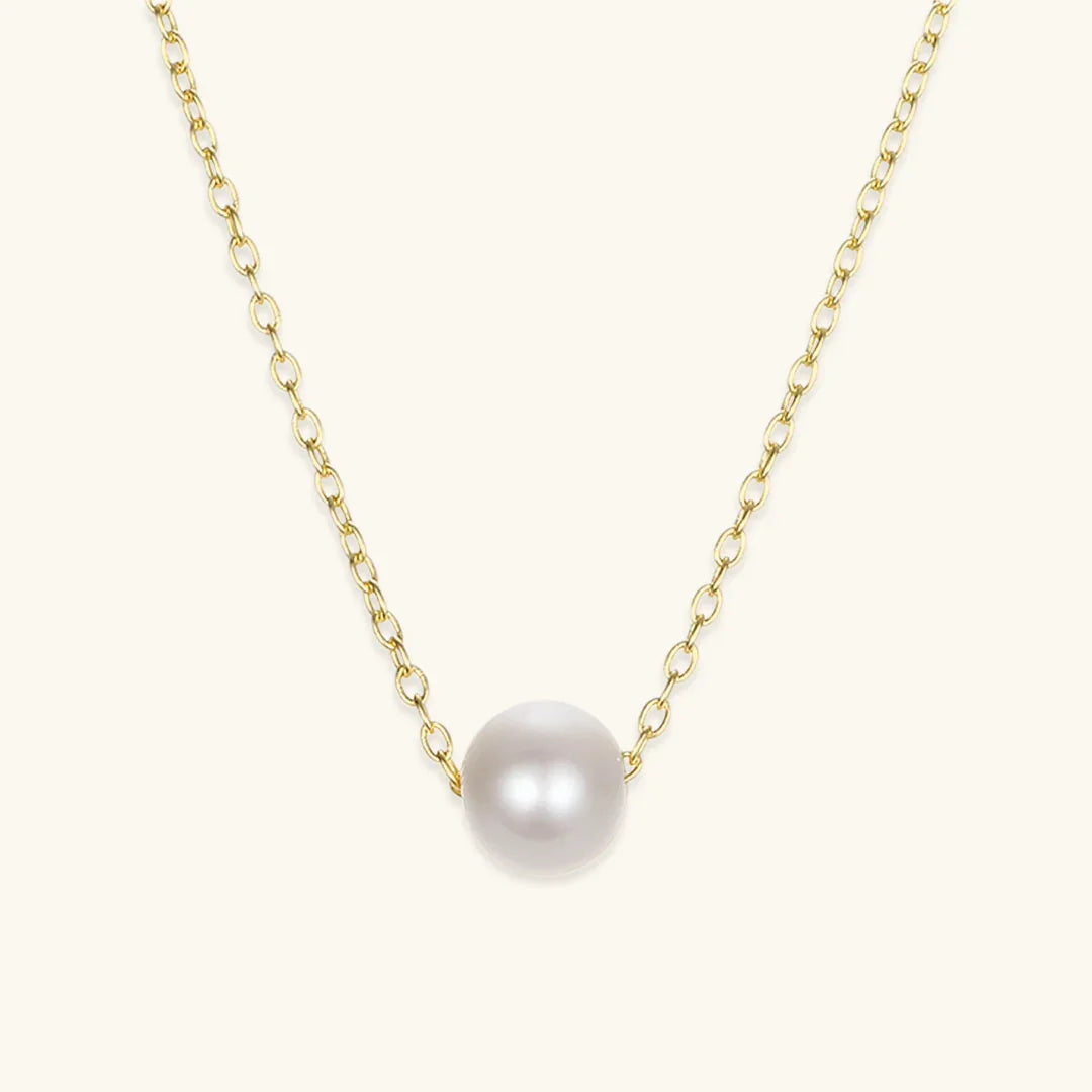 [Topon]Isla Gold Pearl Necklace