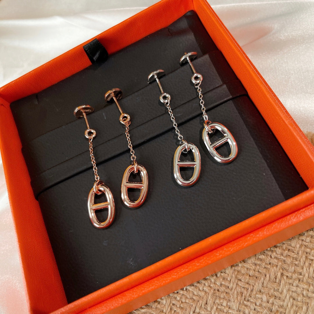 [BIJOUX]CHAINE TASSEL EARRINGS