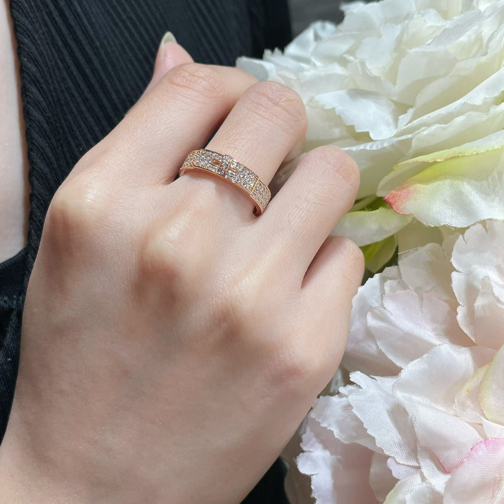 [BIJOUX]KELLY PINK GOLD DIAMOND RING