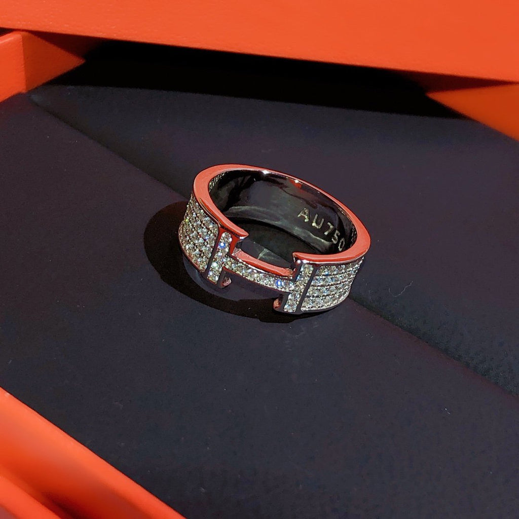 [BIJOUX]H RING FULL DIAMOND
