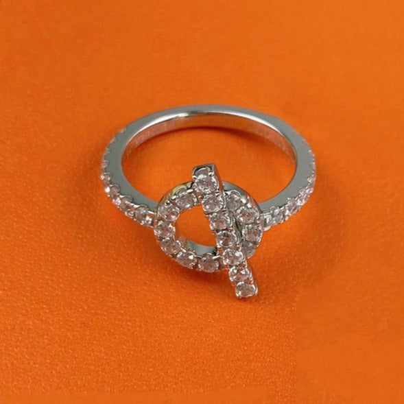 [BIJOUX]ECHAPPEE RING SILVER DIAMOND