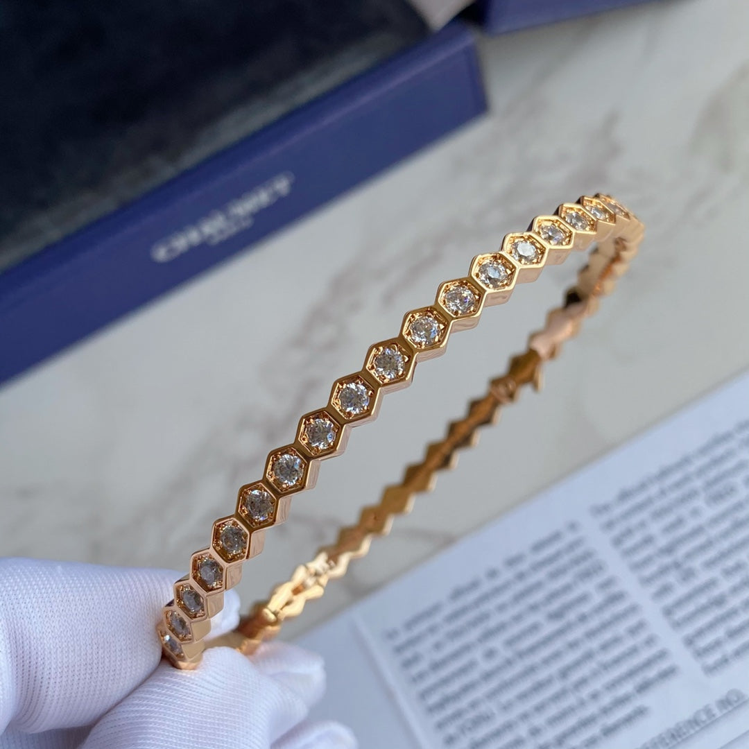 [BIJOUX]BRACELET BEE LOVE OR TOUT DIAMANT