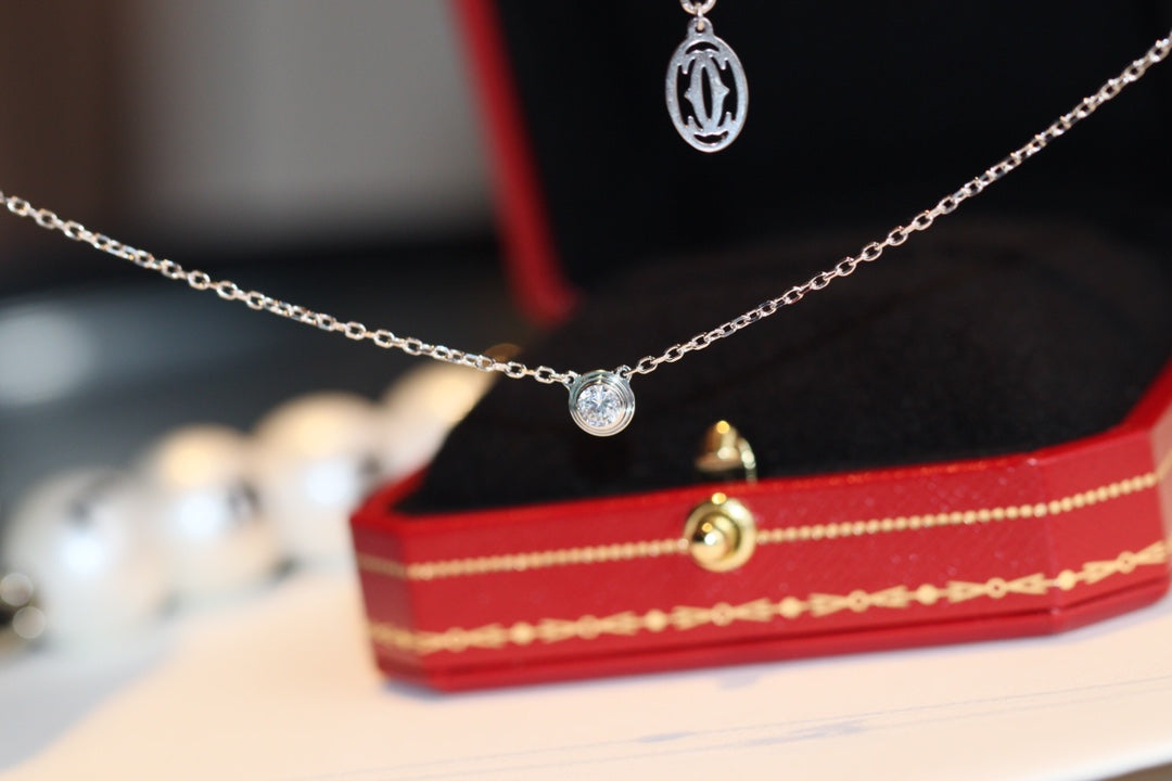 [BIJOUX]DAMOUR DIAMOND NECKLACE