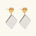 [Topon]Kelly Geometric Drop Earrings