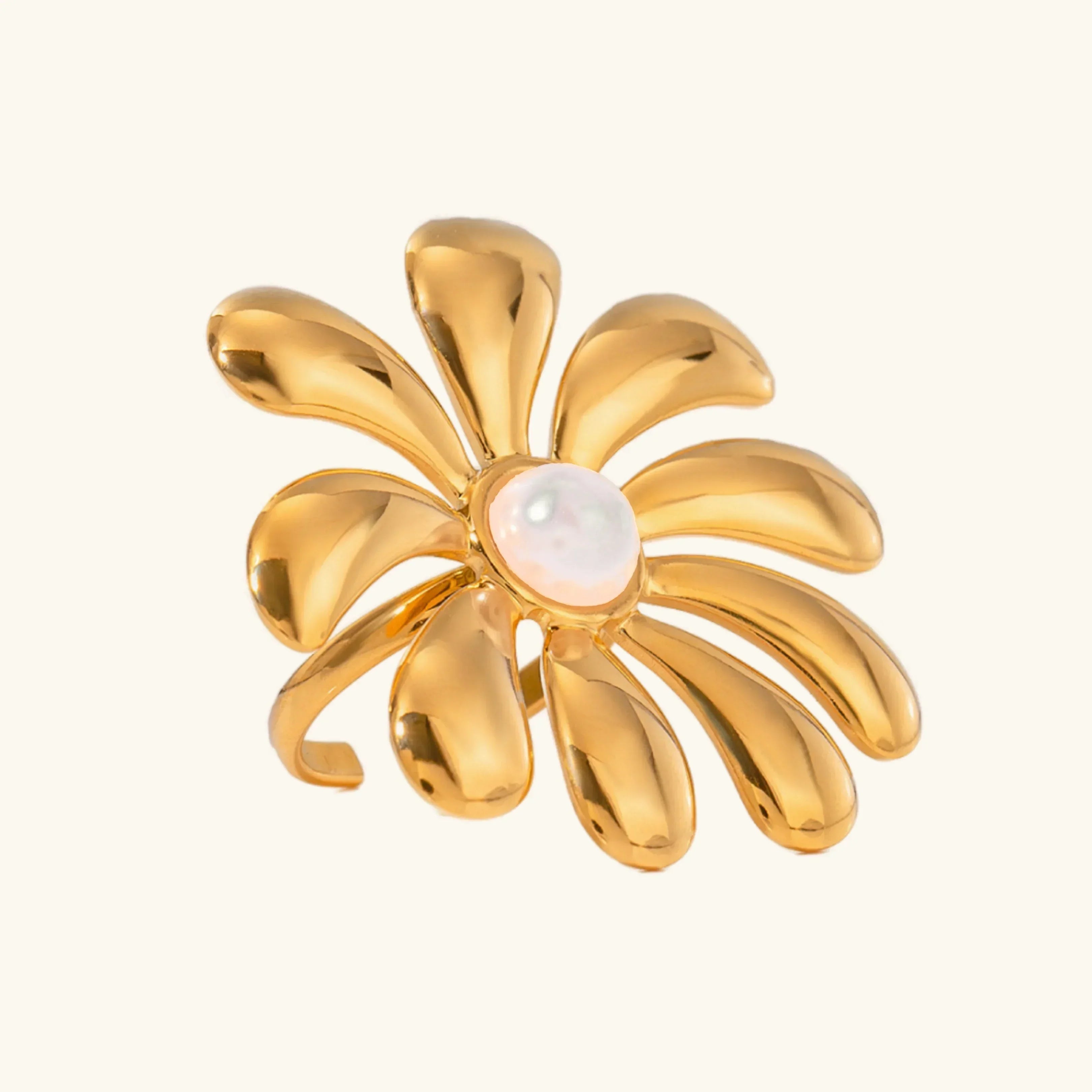 [Topon]Bellemare Floral Gold Ring