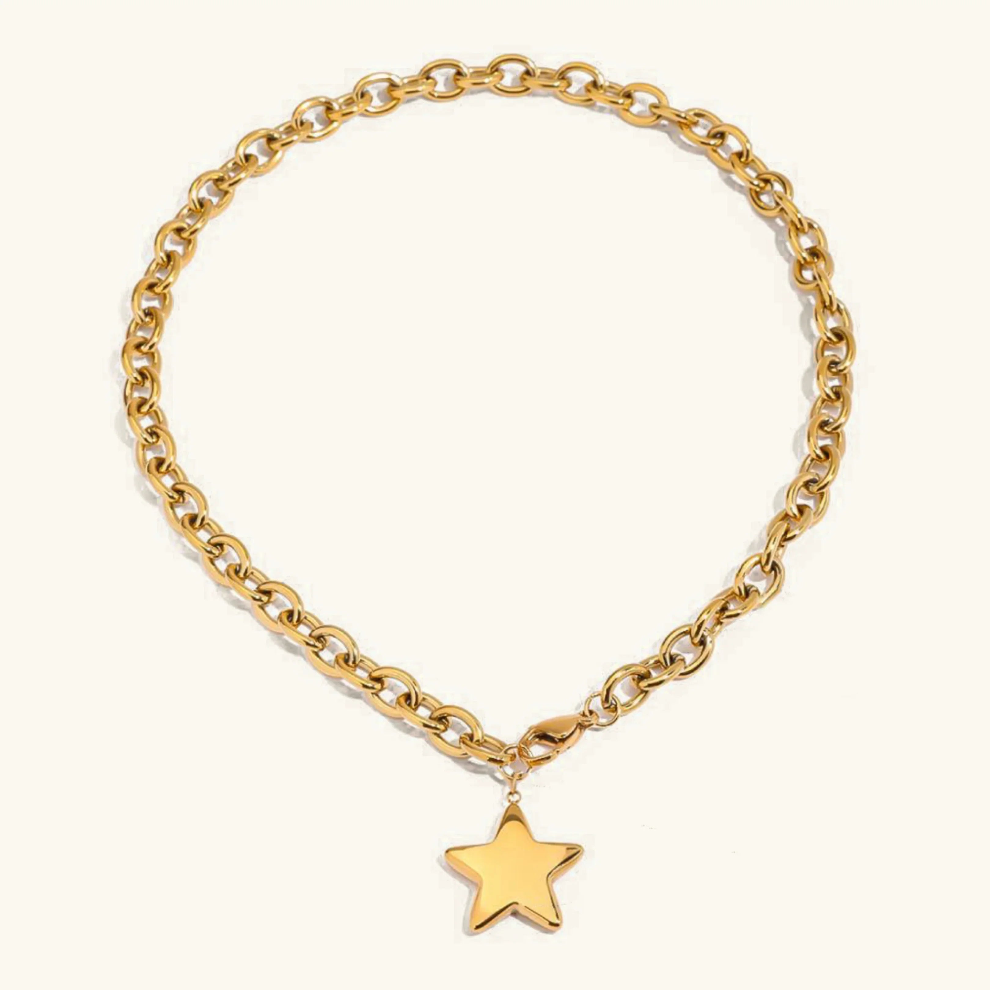 [Topon]Stellaria Gold Star Pendant