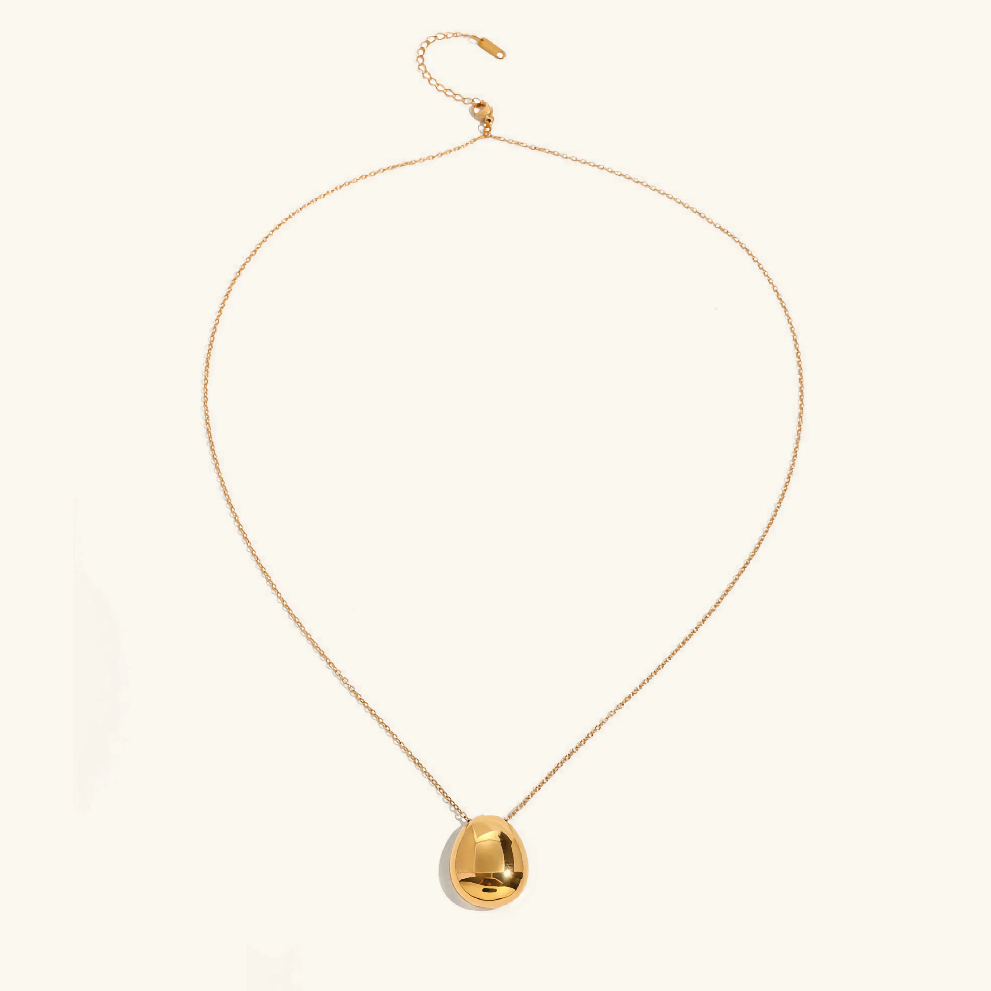 [Topon]Claribel Gold Dome Necklace